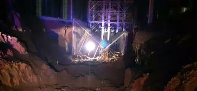 Imagem da notícia Tragédia em construção de silo: Três trabalhadores morrem soterrados em Dourados